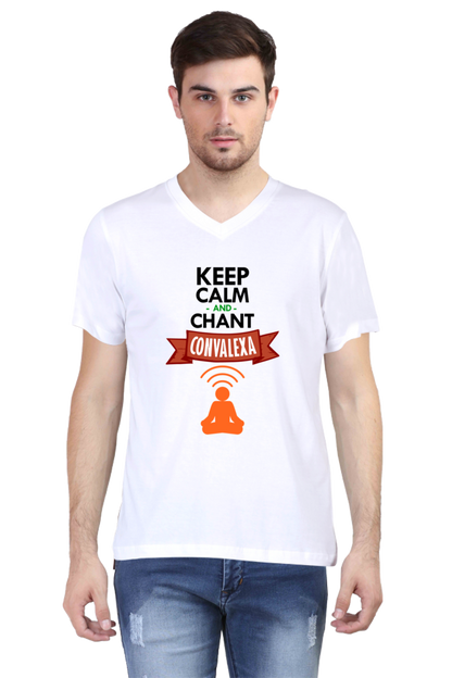 Keep Calm And Chant ConvaLexa V-Neck T-shirt Manifestation