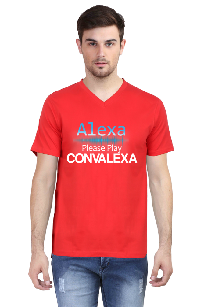 Alexa Play ConvaLexa V-Neck Ice Breaker T-shirt For Men