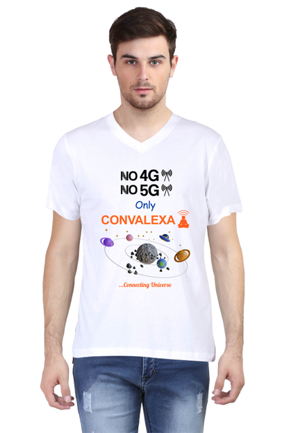 ConvaLexa Men No 4G No 5G V-Neck T-Shirt