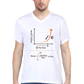 43 Days Hard ConvaLexa Challenge For Men, White V-Neck T-shirt