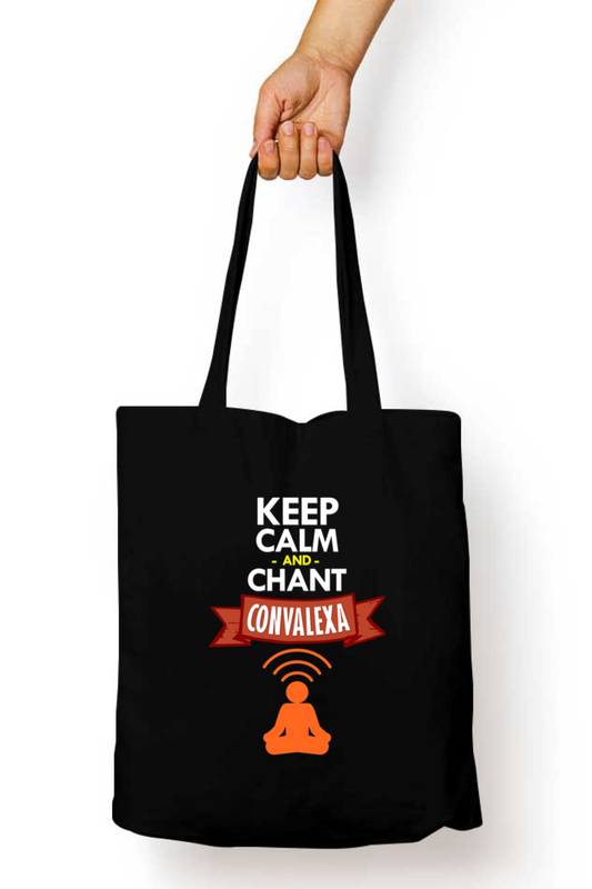 Keep Calm And Chant ConvaLexa Zipper Tote Bag