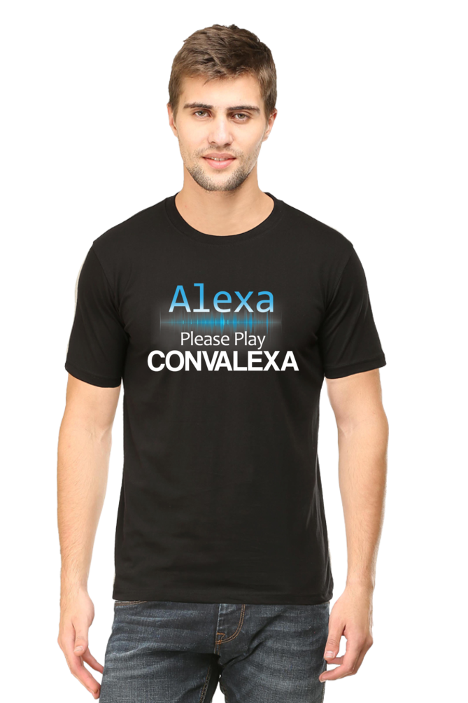 Ice Breaker Quote T-Shirt For Men, Alexa Play ConvaLexa