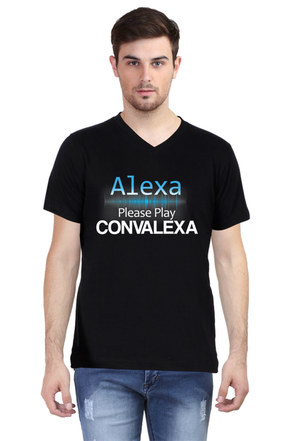 Alexa Play ConvaLexa V-Neck Ice Breaker T-shirt For Men