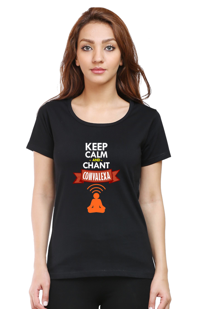 Women Keep Calm And Chant ConvaLexa T-Shirt