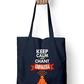 Keep Calm And Chant ConvaLexa Zipper Tote Bag