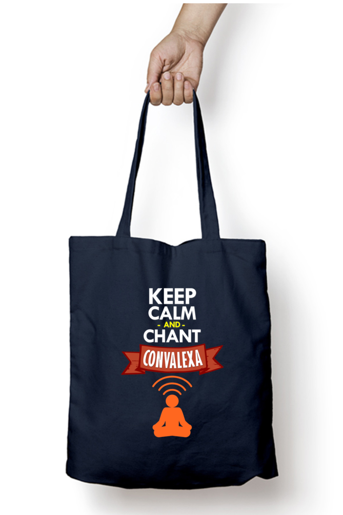 Keep Calm And Chant ConvaLexa Zipper Tote Bag