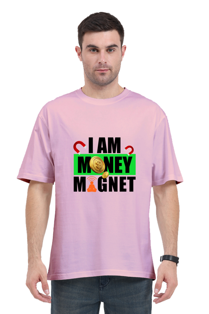 I Am Money Magnet Affirmation Oversized Classic T-Shirt