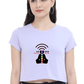 Use Your Energy Wisely Crop Top For Women