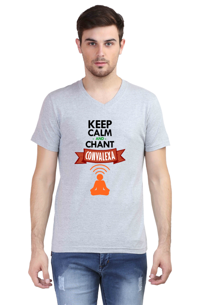 Keep Calm And Chant ConvaLexa V-Neck T-shirt Manifestation