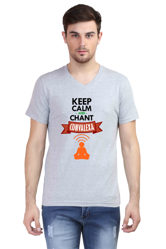 Keep Calm And Chant ConvaLexa V-Neck T-shirt Manifestation