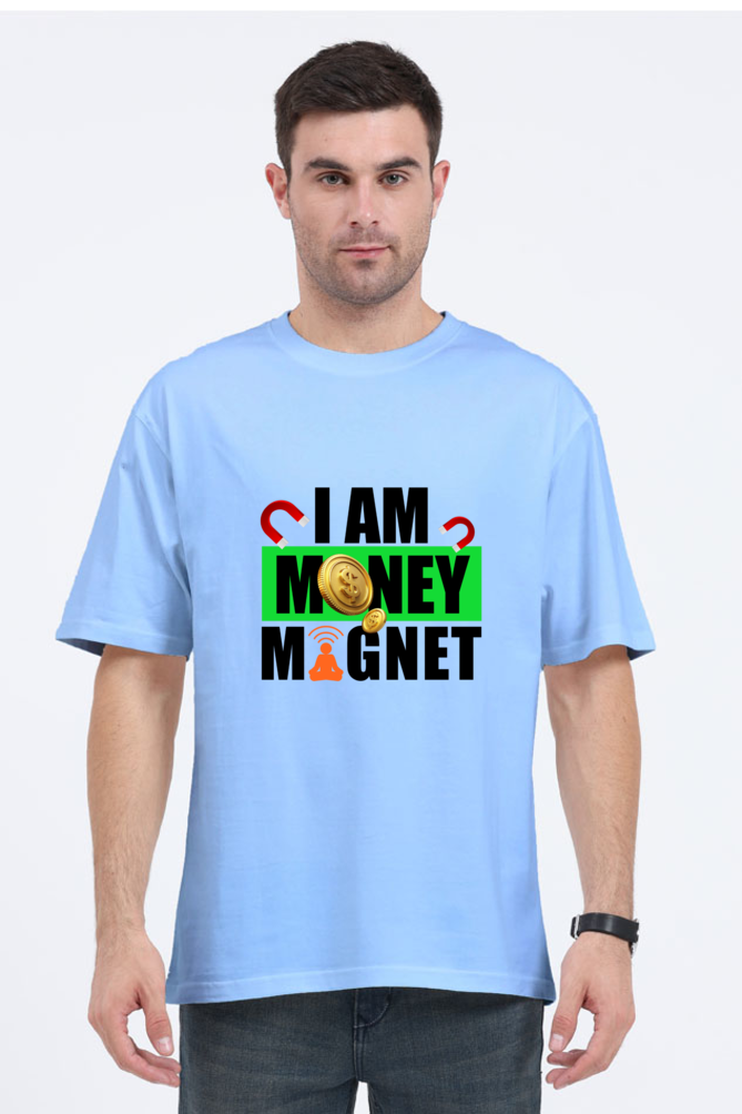 I Am Money Magnet Affirmation Oversized Classic T-Shirt