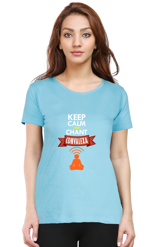 Women Keep Calm And Chant ConvaLexa T-Shirt