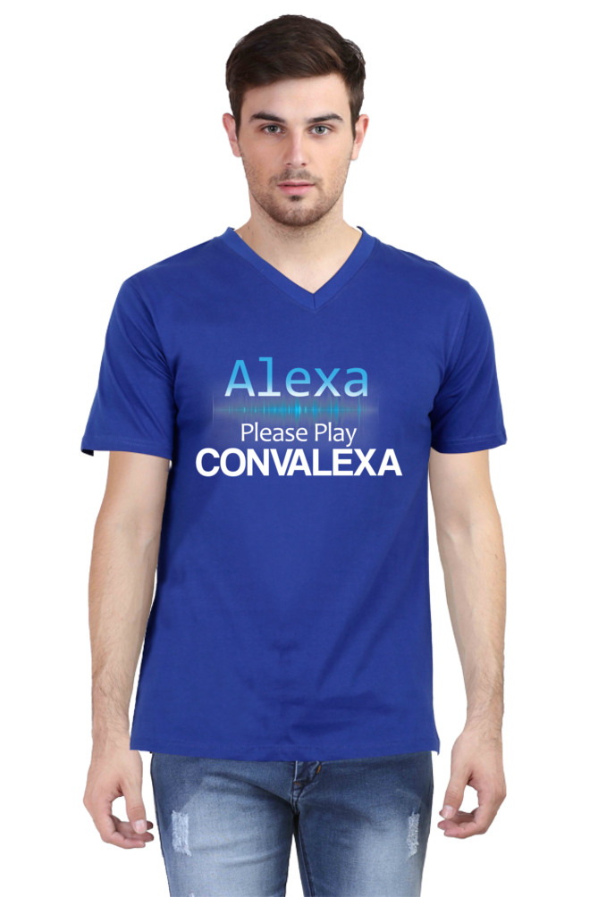 Alexa Play ConvaLexa V-Neck Ice Breaker T-shirt For Men