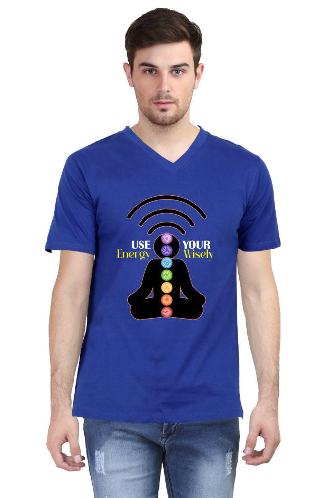 Use Your Energy Wisely V-Neck T-shirt for Men