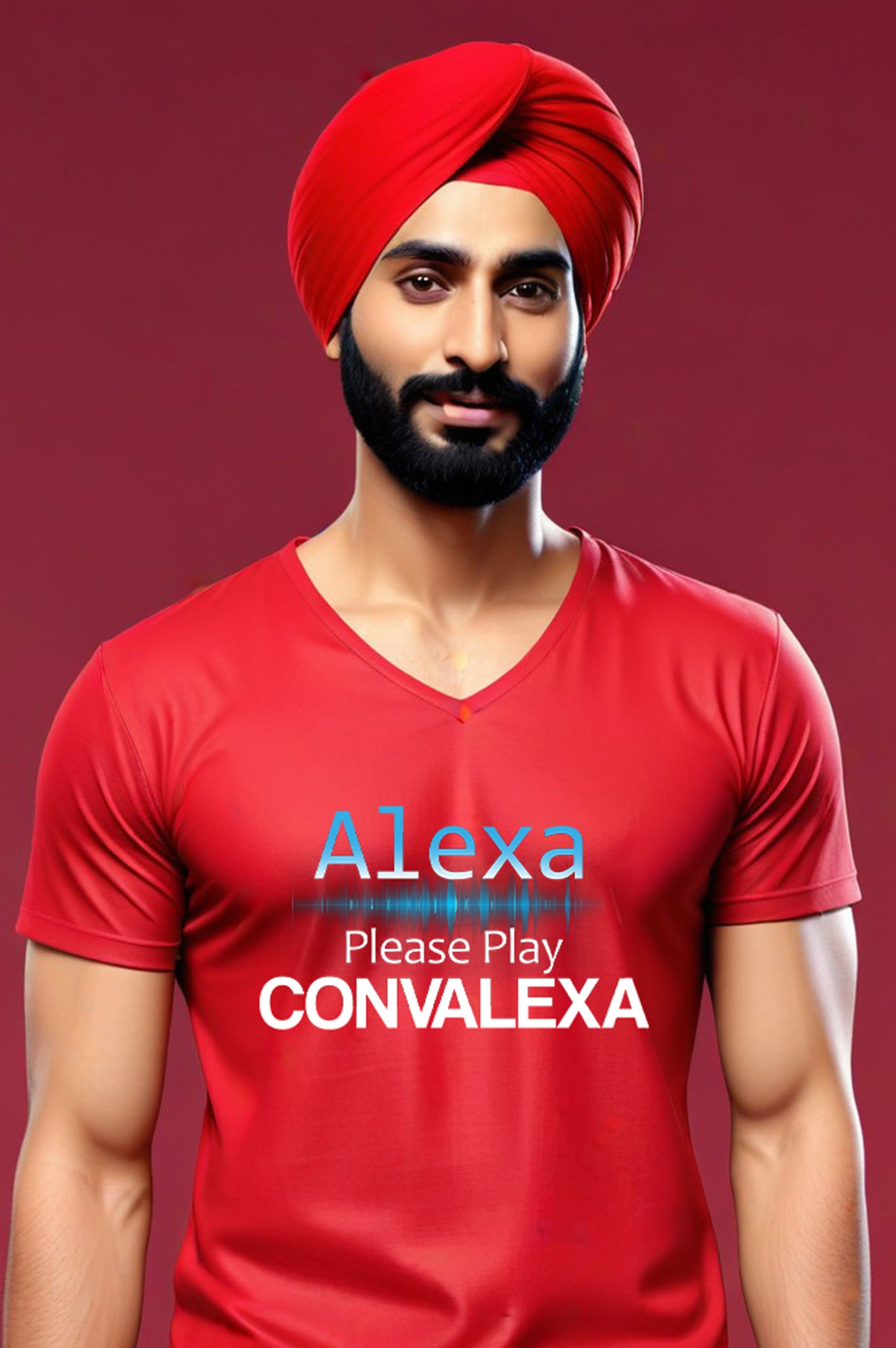 Alexa Play ConvaLexa V-Neck Ice Breaker T-shirt For Men