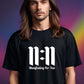 Black Oversized Classic T-shirt For Men 11:11 Manifestation