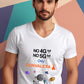 ConvaLexa Men No 4G No 5G V-Neck T-Shirt