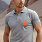 Men Polo T-Shirt ConvaLexa Grey