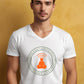 White and Grey ConvaLexa Manifestation T-shirt for Men